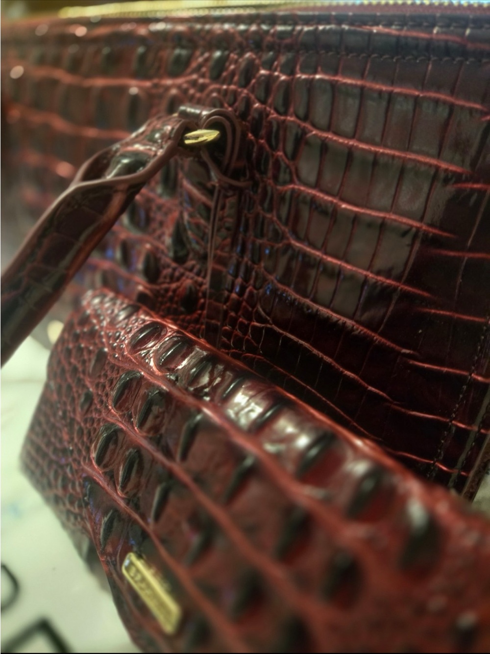 Brahmin sophie cherry lacquer and Veronica wallet - Picture 7 of 8